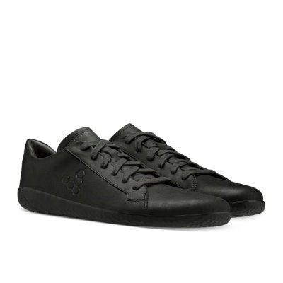 Vivobarefoot Men's Geo Court II Casual Shoes - Black USA [PGE486172]